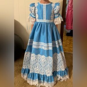 Blue Heirloom Pageant Dress